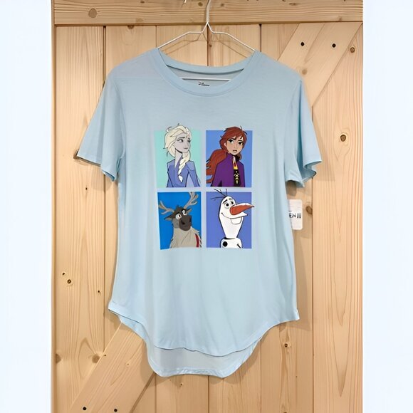 5/$20 NEW XXXL Frozen 2 Juniors Tee Elsa│Olaf│Sven│Anna - Picture 1 of 4